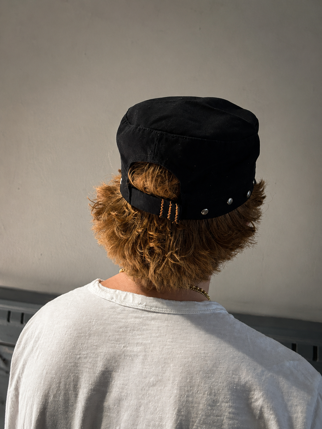 BLACK CADET CAP